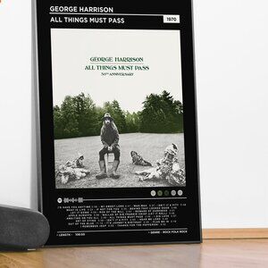 All Things Must Pass George Harrison Poster